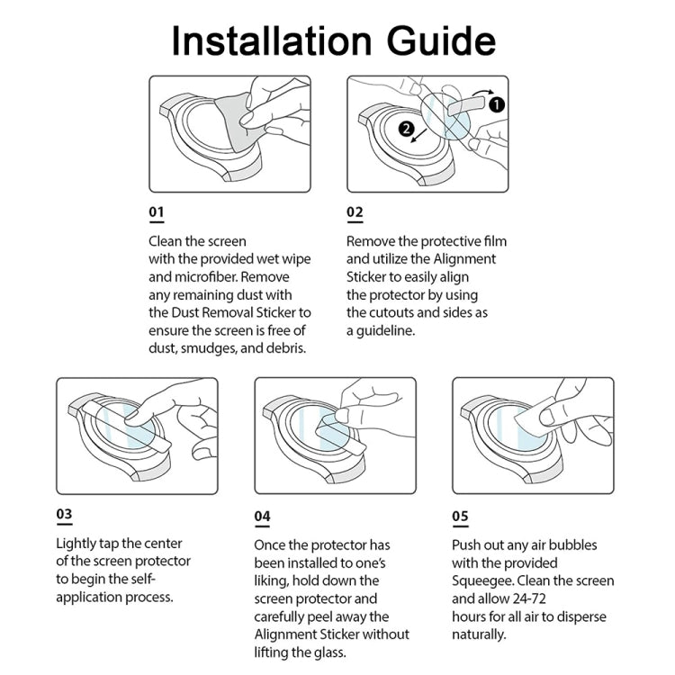 Curved 3D Composite Material Soft Film Screen Protector For Xiaomi Watch Color 2 by bashfashion