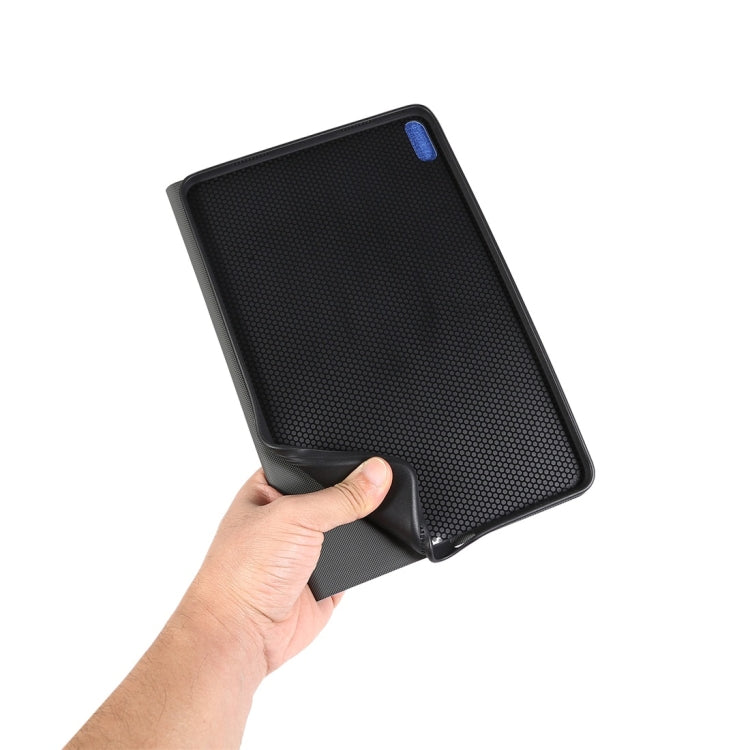 For Huawei Matepad Pro 10.8 inch Craft Cloth TPU Protective Case with Holder(Blue) by bashfashion