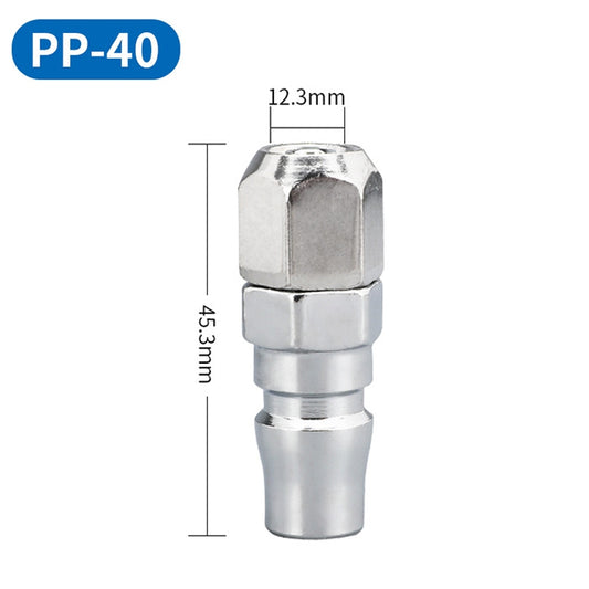 LAIZE PP-40 10pcs C-type Self-lock Air Tube Pneumatic Quick Fitting Connector by LAIZE