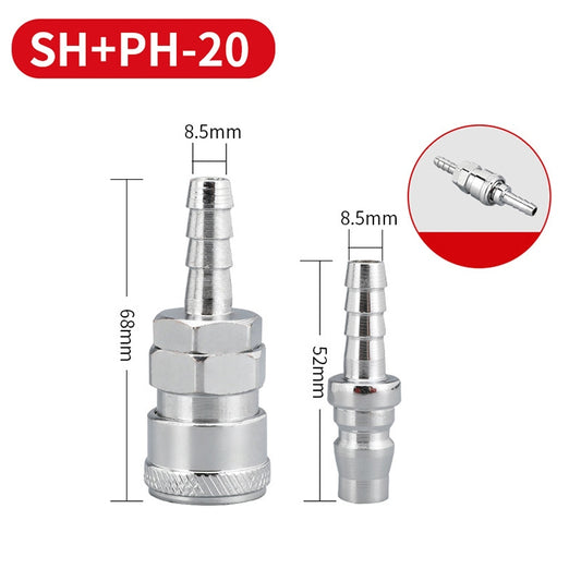 LAIZE SH+PH-20 10pcs C-type Self-lock Air Tube Pneumatic Quick Fitting Connector by LAIZE