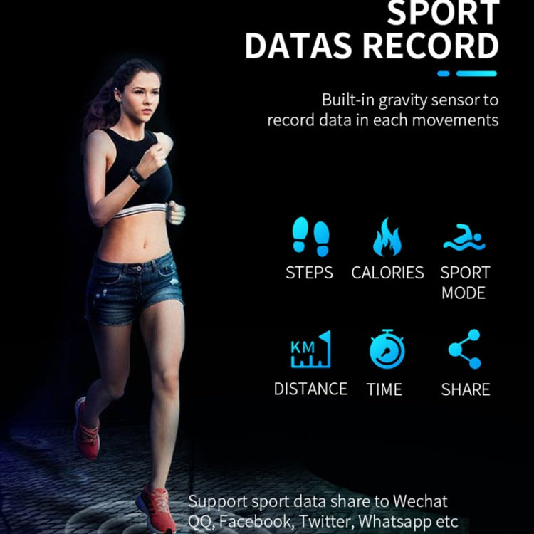 SPOVAN H02 1.14 inch TFT HD Screen Smart Bracelet Supports Blood Oxygen Monitoring/Sleep Monitoring(Red) by SPOVAN