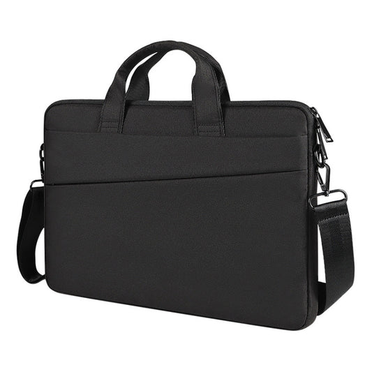 For 13.3 inch ST01S Waterproof Oxford Laptop Diagonal Shoulder Handbag(Black) by bashfashion