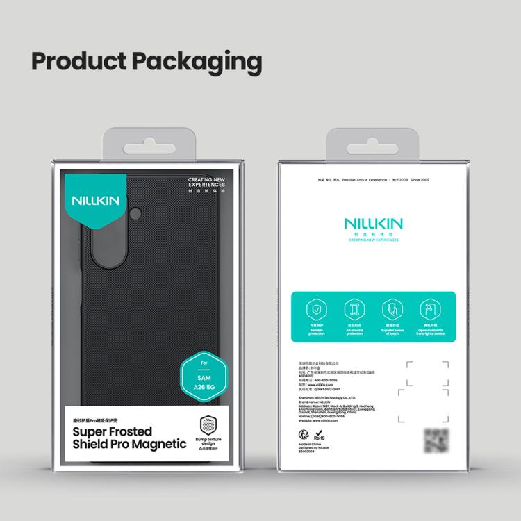 For Redmi Turbo 4 NILLKIN Frosted Shield Pro Magnetic Phone Case(Black) by NILLKIN