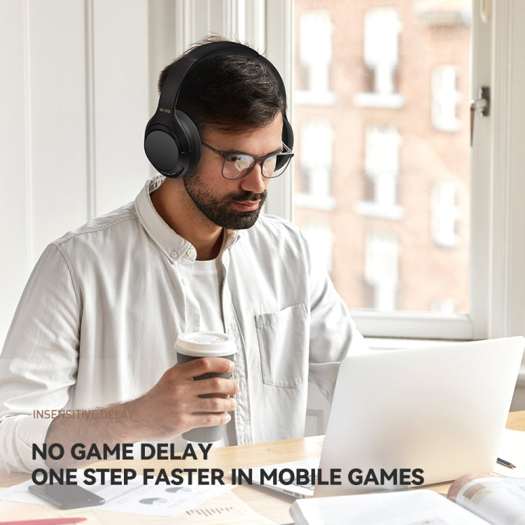 WH850i ANC Active Noise Reduction Over-Ear Bluetooth Headphone(White) by bashfashion