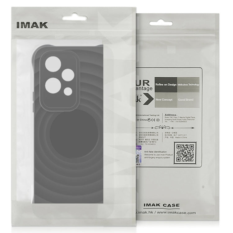 For Honor 200 Lite Global IMAK UC-6 Series Manbo Frosting Soft Phone Case(Black) by imak