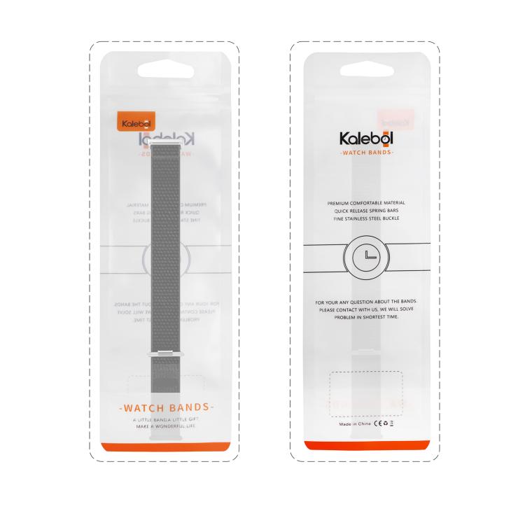 For Huawei Watch Fit3 Kalebol Hook and Loop Nylon Strap(Beige) by Kalebol