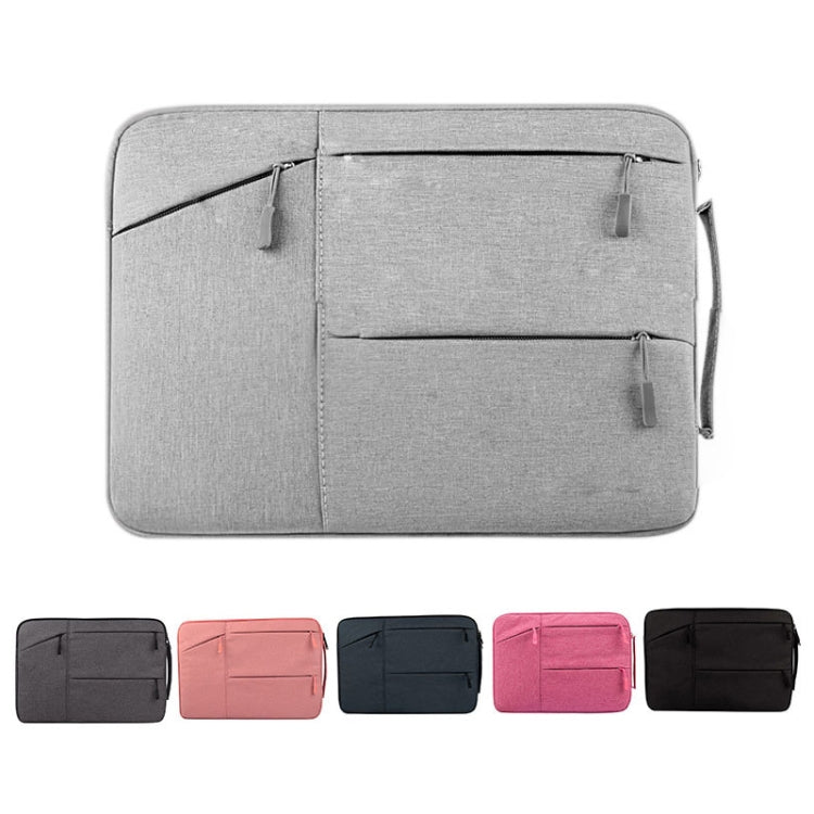 Universal Multiple Pockets Wearable Oxford Cloth Soft Portable Simple Business Laptop Tablet Bag, For 12 inch and Below Macbook, Samsung, Lenovo, Sony, DELL Alienware, CHUWI, ASUS, HP(Grey) by bashfashion