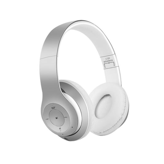 L150 Wireless Bluetooth V5.0 Headset (Silver) by bashfashion