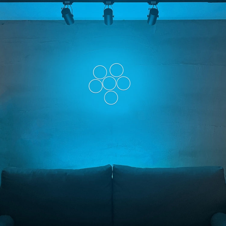 70mm 3W DIY Assembly Light COB LED Decorative Circle DC9V (White Light) by bashfashion