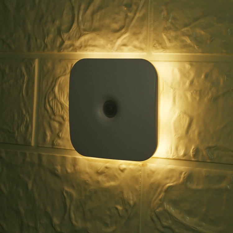 CL053 LED Square Human Body Sensor Light, Style: Linkage (Warm White) by bashfashion