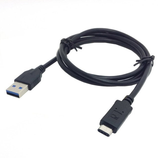 1m USB 3.1 Type-C Male to USB 3.0 Type A Male Data Cable(Black) by bashfashion