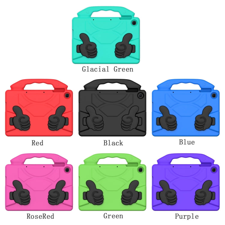 For Huawei MediaPad T10S 10.1/T10 9.7 Thumb Bracket EVA Shockproof Tablet Case(RoseRed) by bashfashion