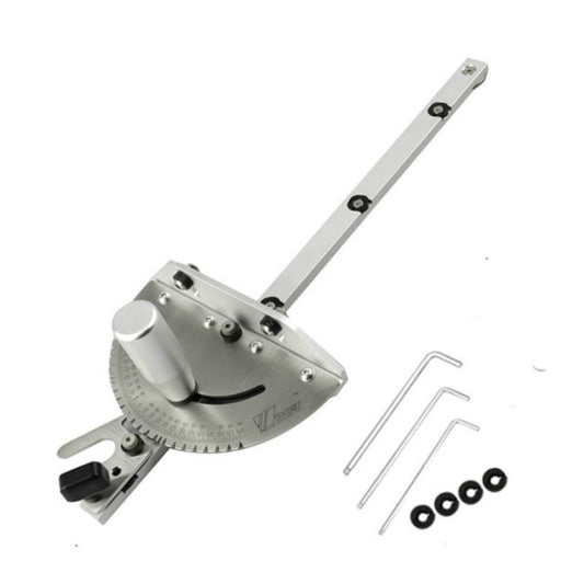 Woodworking Pusher Slide Ruler Woodworking Table Saw Measuring Tool, Style:Aluminum Handle by bashfashion