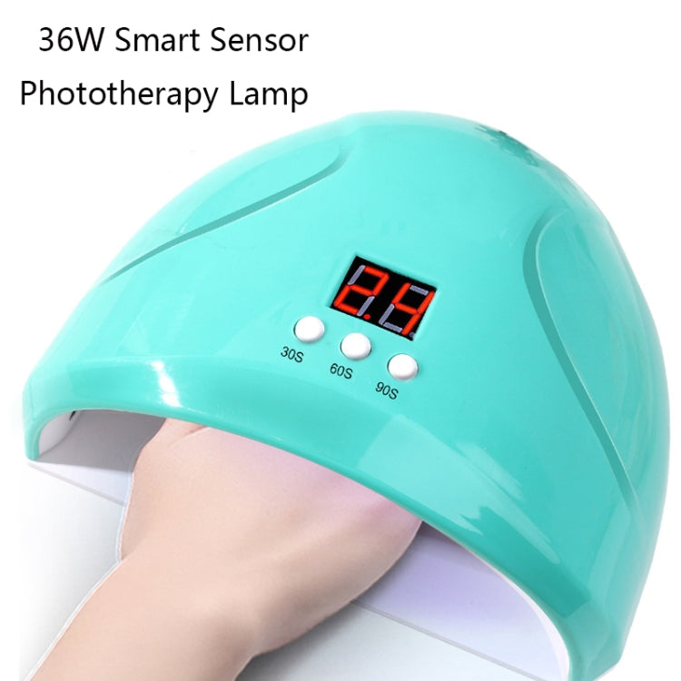 Smart Sensor Nail Phototherapy Lamp Manicure Tool Baking Lamp(Blue) by bashfashion