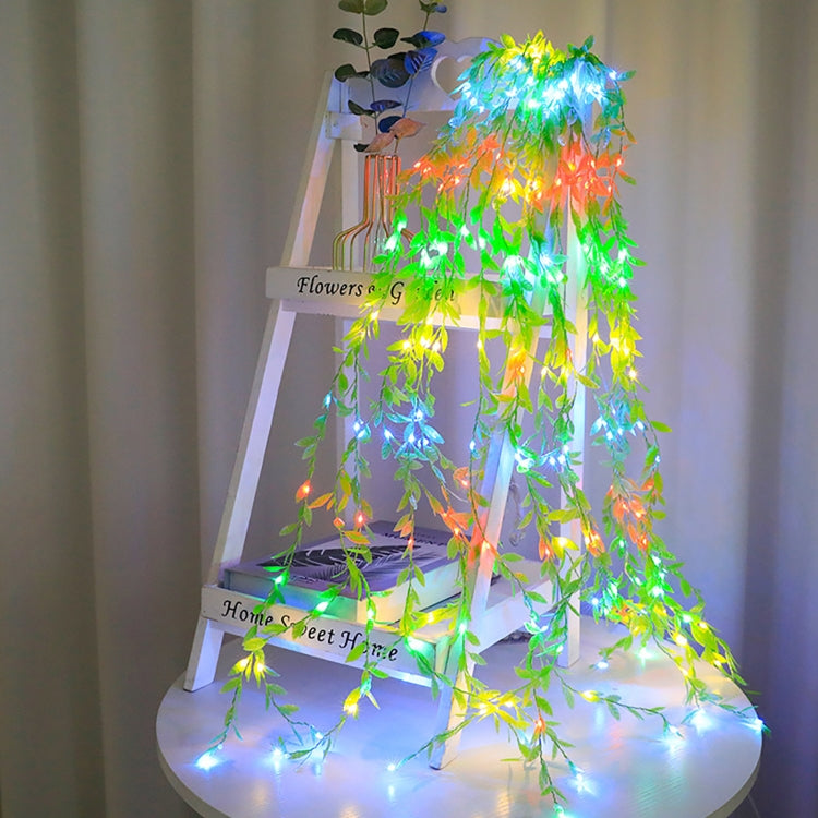 100 LEDs Simulation Planting Copper Wire Decorative Light, Spec: Battery Box + RC(Yellow Light) by bashfashion