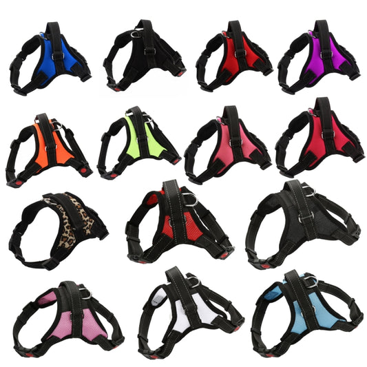 K9 Dog Adjustable Chest Strap, Size: M(Orange) by bashfashion