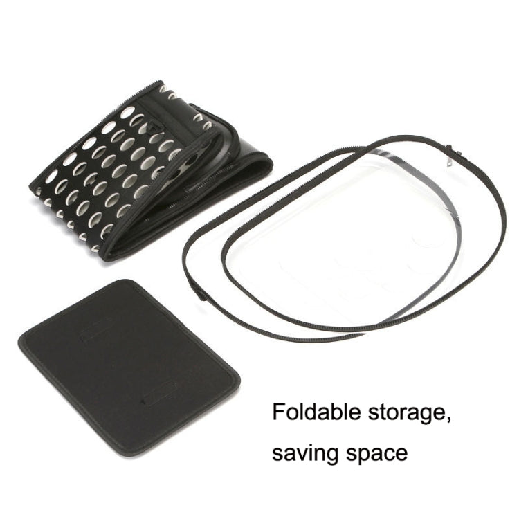 Pet Transparent Space Capsule Outing Package, Size: Large(Black) by bashfashion