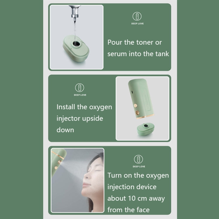 Yc168 Portable High Pressure Nano Oxygen Injector(White) by bashfashion