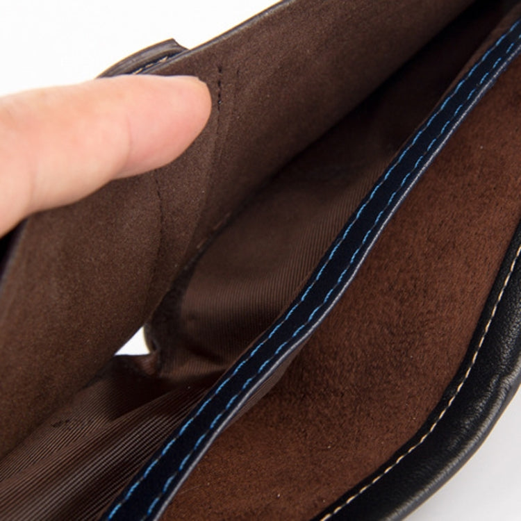 Baellerry KL017 Casual Short Embossed Wallet Horizontal Wallet For Men(Dark Brown) by Baellerry