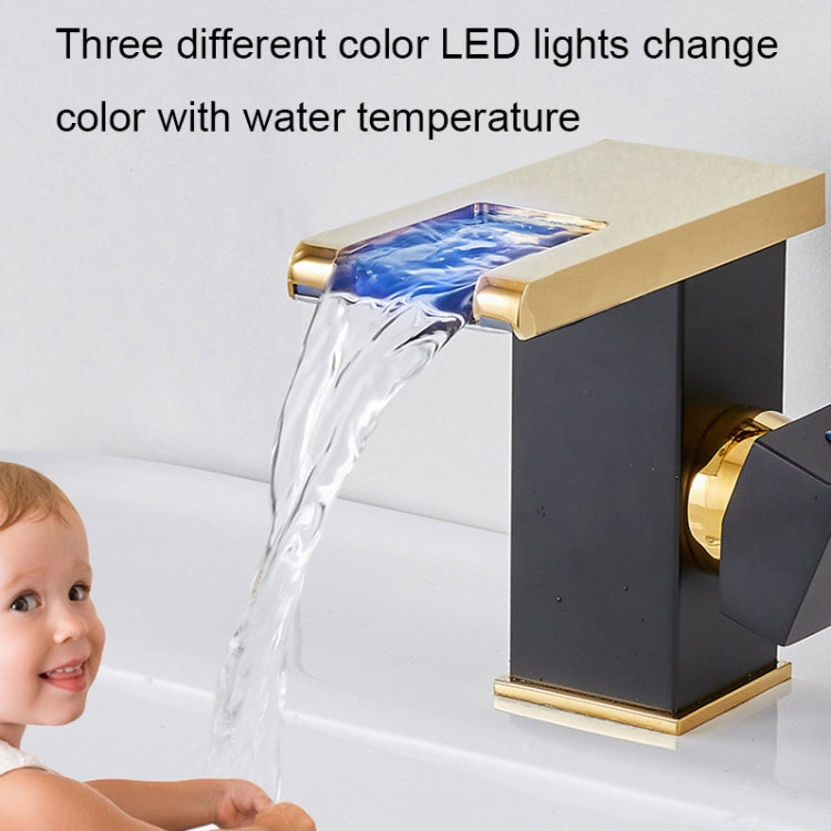 Smart Color-changing Temperature Recognition Faucet, Specification: D Style by bashfashion