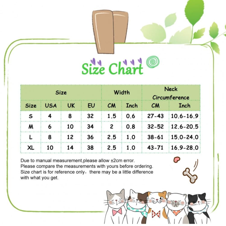 Pet Ethnic Style Polyester Cotton Print Pattern Collar, Size: M: 2.0x32-52cm(Summer Beach) by bashfashion