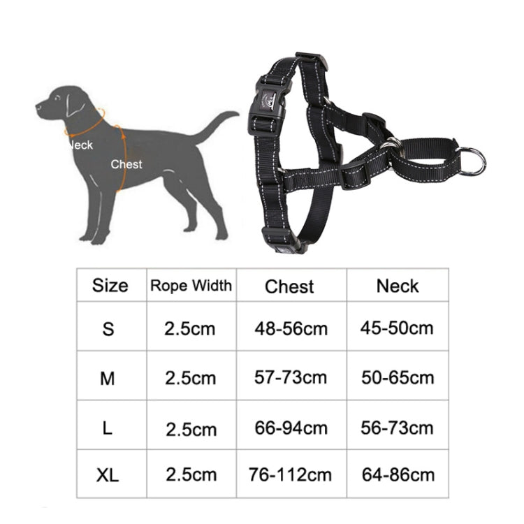 Glow Castle Pet Reflective Nylon Prevent Running Wild Chest Strap, Size: XL(Purple) by Glow Castle