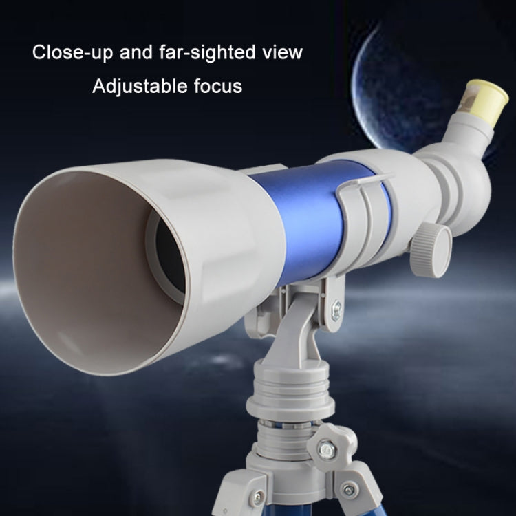 Children High-definition Multiple Astronomical Telescope Science Teaching Aids(B Model Blue) by bashfashion