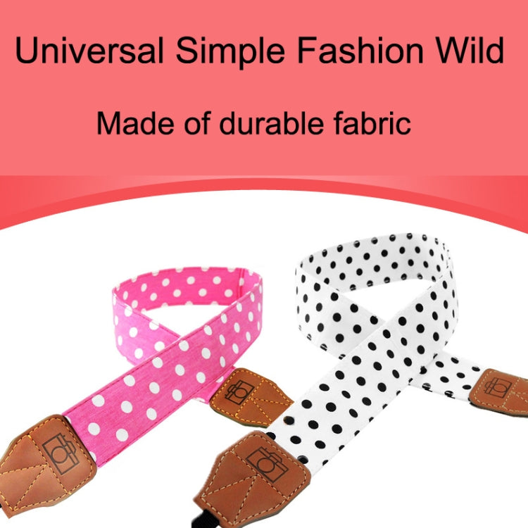 Multi-color Shoulder Neck Strap SLR Retro Camera Shoulder Strap(White) by bashfashion