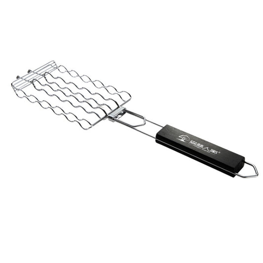 FOREST MASTER KW3008 Barbecue Sausage Stainless Steel Grill Mesh Outdoor Grill Barbecue Clip by FOREST MASTER