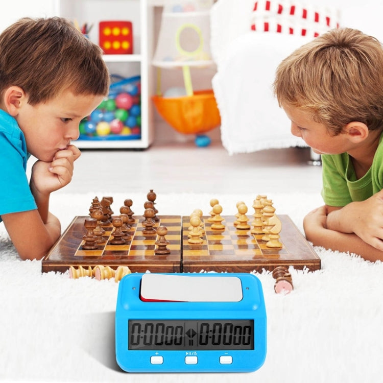 HQT101 Plastic Chess Clock Go Chess Timer(Blue) by bashfashion