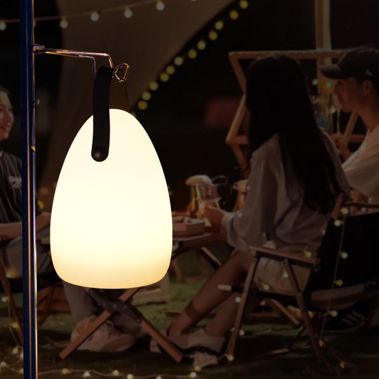 16 Colors LED Night Light with Handle Hanging Lantern USB Rechargeable Table Lamp(Cylinder) by bashfashion