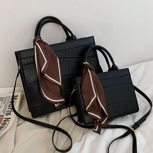 Women Fall And Winter Crossbody Bag Versatile Handbag, Color: Khaki Large by bashfashion