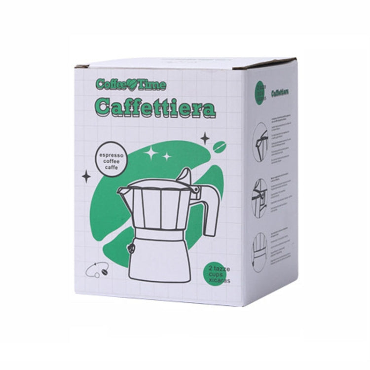 100ml Dual Valve Mocha Pot Espresso Machine Outdoor Coffee Brewing Pot Extraction Tool(Green) by bashfashion