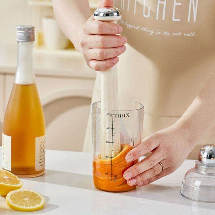 Fruit Pressing And Mashing Hammer Tool Bar Bartenders Plastic Ice Chopper(Milky White) by bashfashion