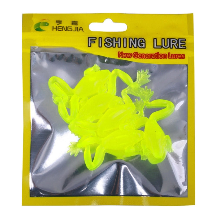 5pcs /Pack HENGJIA SO193 Thunderfrog Soft Bait Lua Fishing Dummy Lures, Size: 5.5cm 2.7g(Luminous Color) by HENGJIA