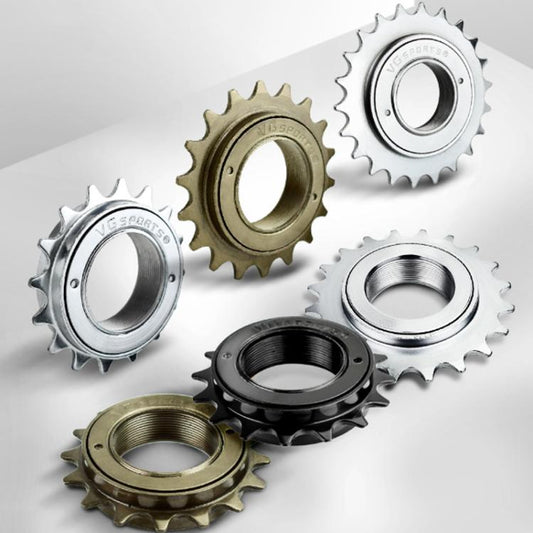VG SPORTS Stroller Scooter Bicycle Single Speed Flywheel, Style: 22T Silver by bashfashion