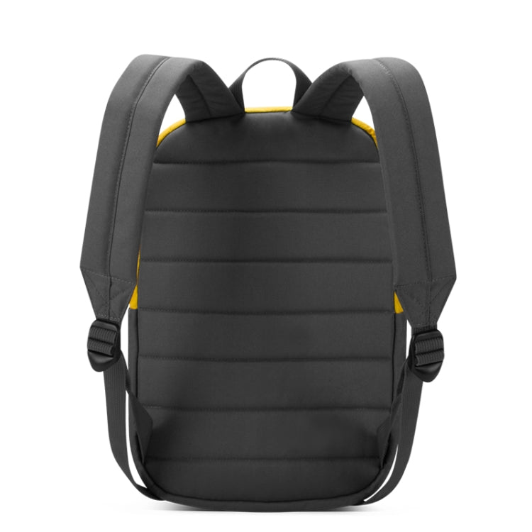 POFOKO XY Series 13.3 inch Fashion Color Matching Multi-functional Backpack Computer Bag, Size: S (Yellow) by POFOKO