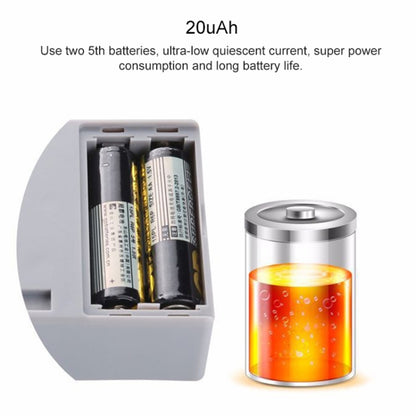 T3 ABS Magnetic Card Induction Lock Invisible Bilateral Open Cabinet Door Lock (Grey) by bashfashion