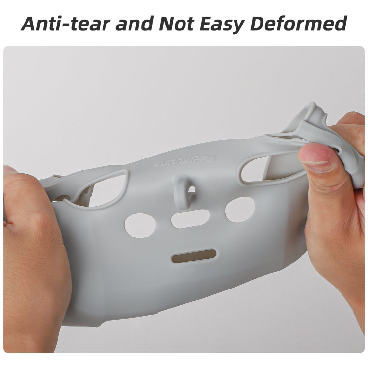 For DJI Neo / Mini 4 Pro / RC-N3 / RC-N2 / RC-N1 Sunnylife Controller Protective Cover Silicone Case with Neck Strap (Grey) by Sunnylife