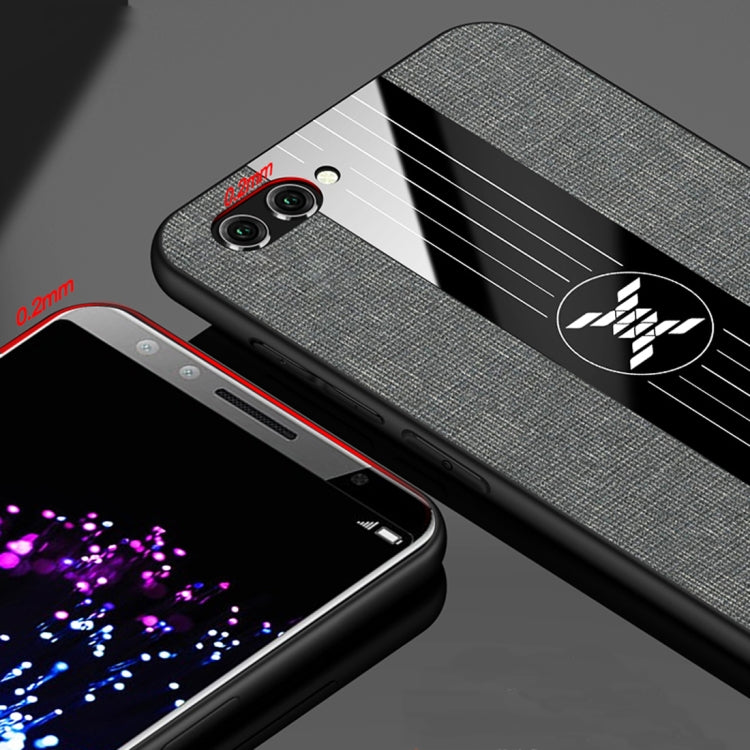 For Huawei nova 2s XINLI Stitching Cloth Textue Shockproof TPU Protective Case(Red) by XINLI