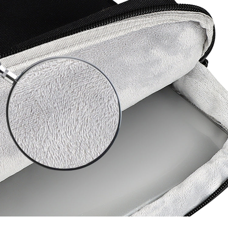 ST11 Polyester Thickened Laptop Bag with Detachable Shoulder Strap, Size:13.3 inch(Silver Gray) by bashfashion
