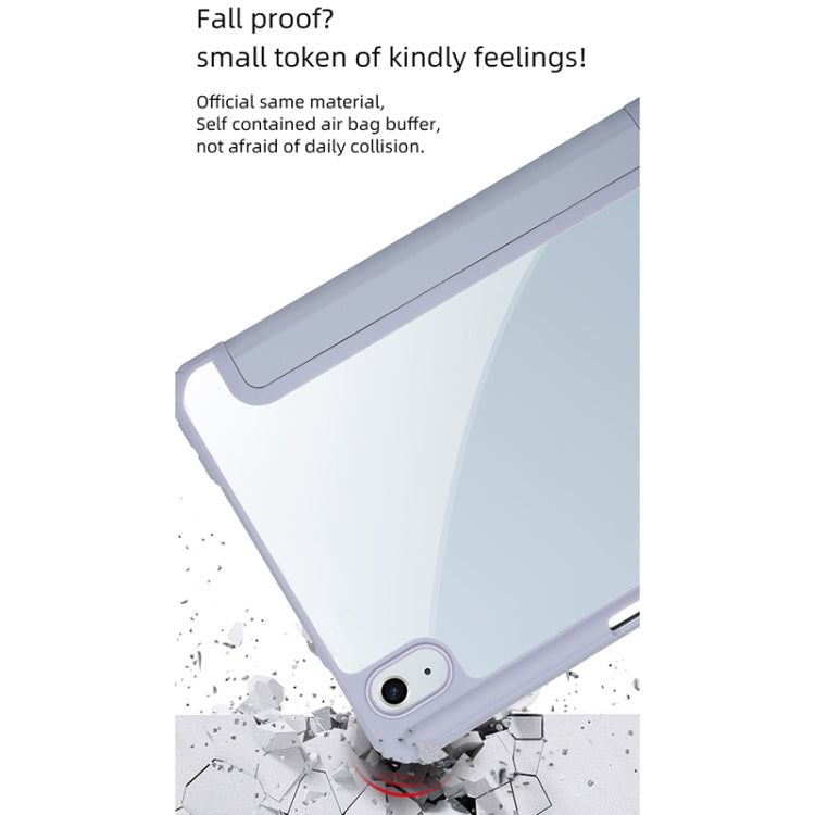 For iPad mini 6 / mini 2024 Mutural Pinyue Series Horizontal Flip Tablet Case with Holder & Pen Slot & Sleep / Wake-up Function(Blue) by Mutural