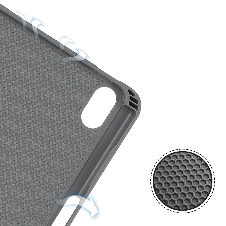 For iPad mini 6 / mini 2024 Mutural YASHI Series Cloth Pattern Texture Horizontal Flip Tablet Case(Red) by Mutural