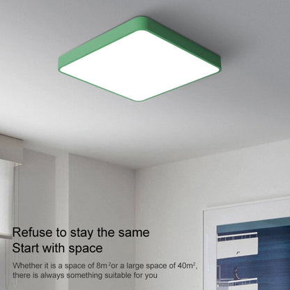 Macaron LED Square Ceiling Lamp, Stepless Dimming, Size:40cm(Pink) by bashfashion