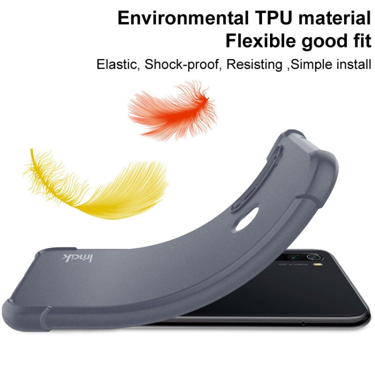 For Motorola Moto G200 5G imak All-inclusive Shockproof Airbag TPU Case with Screen Protector(Matte Black) by imak