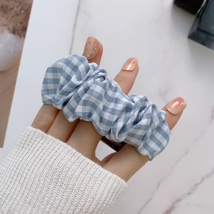 Single Loop Elasticity Cloth Grid Watch Band For Apple Watch Ultra 49mm&Watch Ultra 2 49mm / Series 9&8&7 45mm / SE 3&SE 2&6&SE&5&4 44mm / 3&2&1 42mm(A) by bashfashion