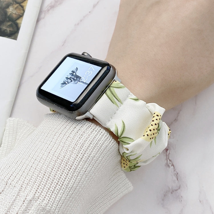 Single Loop Elasticity Cloth Fruit Watch Band For Apple Watch Ultra 49mm&Watch Ultra 2 49mm / Series 9&8&7 45mm / SE 3&SE 2&6&SE&5&4 44mm / 3&2&1 42mm(E) by bashfashion