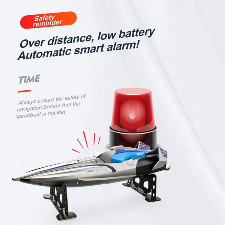 S1 2.4Ghz High-Speed Remote Control Racing Ship RC Boat(Silver) by bashfashion