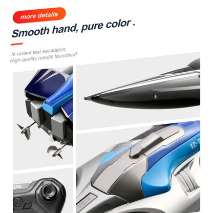 S1 2.4Ghz High-Speed Remote Control Racing Ship RC Boat(Silver) by bashfashion