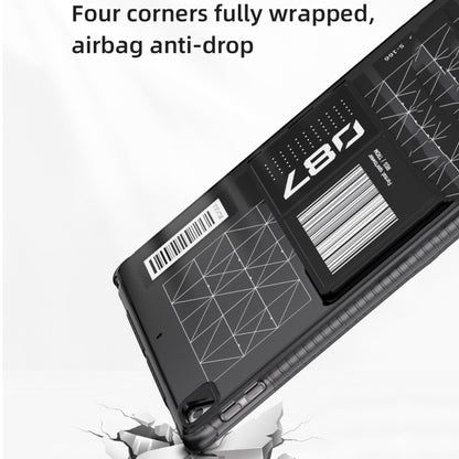 Mutural XingTu Series Tablet Case with Holder For iPad 10.2 2021 / 2020 / Pro 10.5 inch(Red) by Mutural